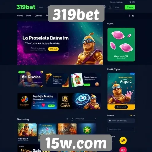 Interface e usabilidade do site 319bet